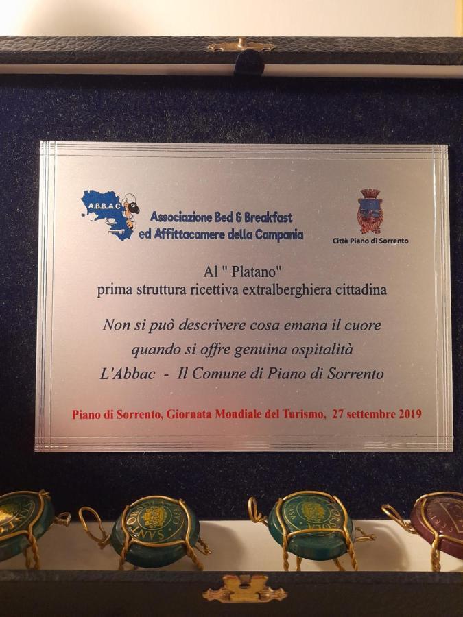 Il Platano Bed and Breakfast Piano di Sorrento Exteriör bild